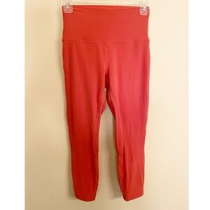 Lululemon Align Burnt Orange Leggings. Size 6